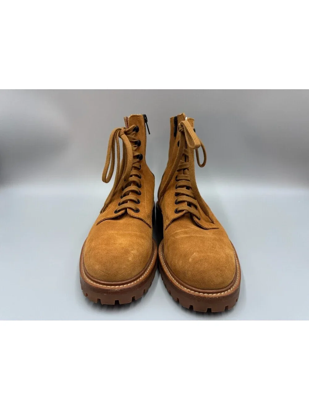 Women’s Common Projects Suede Biker Boots, Beige US Size 8, EUR 38, UK 5